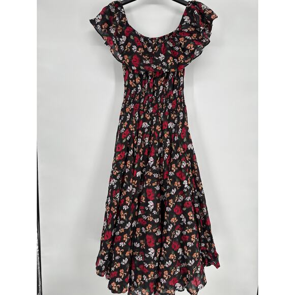 Chelsea & Theodore Dresses & Skirts - Peasant Floral Maxi Dress Size Medium